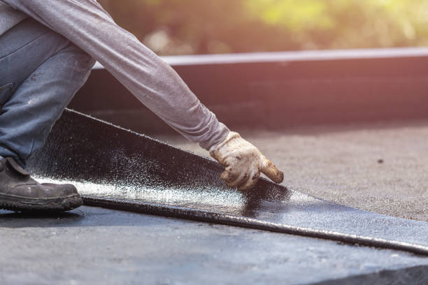 Professional Basement Waterproofing technician working in Parlin, NJ